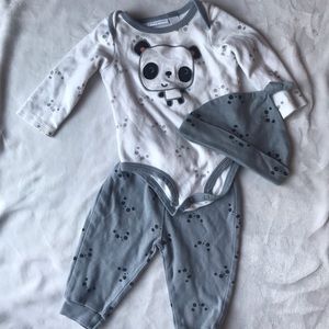 3 piece set 🐼